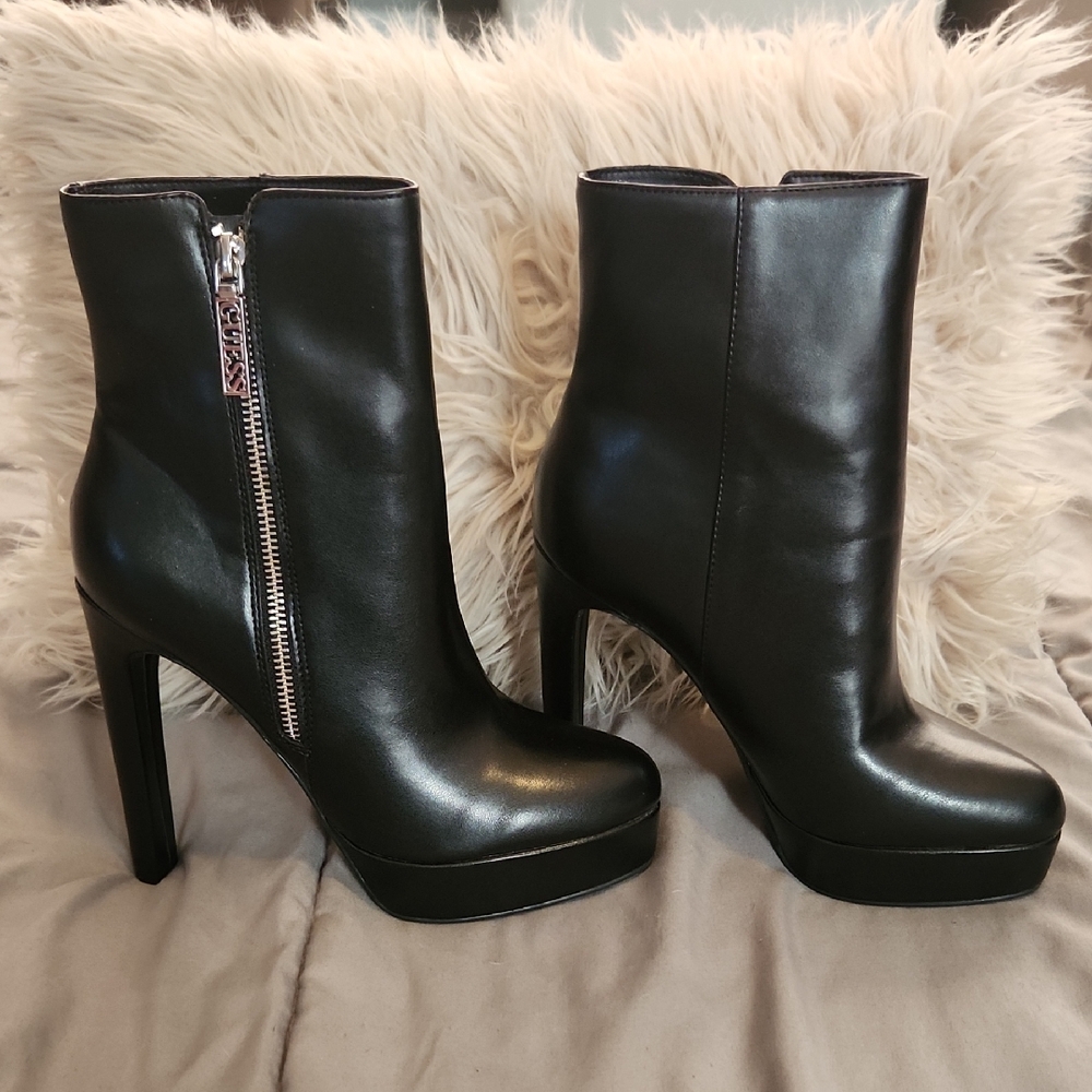 Guess Black High Heel Boots
